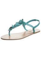Via Uno Zehensandale - turquoise