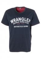 Wrangler CASUAL TEE - T-Shirt - navy 