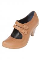 Zign Shoes Leder-Pumps - cognac