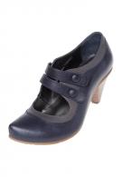 Zign Shoes Leder-Pumps - midnight/cinza