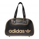 Adidas ADICOLOR BOWLING - handbag- black/metal gold