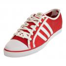 Adidas NIZZA LO SLEEK - Sneaker - red/ white/ gold