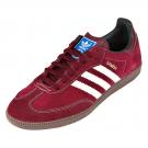 Adidas SAMBA M - Sneaker - cardinal/ bordeaux/ light bone