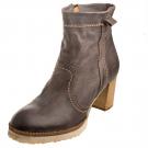 AirStep EVIL - Leder-Stiefelette- asfalto