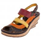 Art LEVELS - Riemen-Sandalette - multicolor brown
