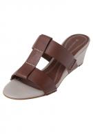 Boss Orange NAOMI I - Leder-Sandalette - dark brown