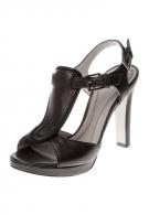 Boss Orange MINERVA - Leder-Sandalette - black