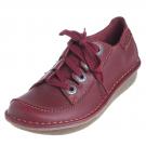 Clarks FUNNY STORY - Leder-Schnürer - red