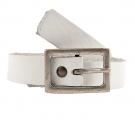 Cowboysbelt SAM BROWN - Ledergürtel - weiß