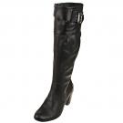Cubanas CHACHA - Leder-Schaftstiefel - black