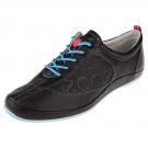 ecco LITE TIE - Ledersneaker - black