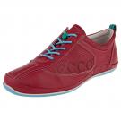 ecco LITE TIE - Ledersneaker - chili red