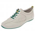 ecco LITE TIE - Ledersneaker - shadow white