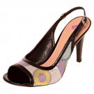 Fornarina Peep-Toe-Sandalette - multicolor/black