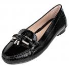 Geox CYNDI - Lederslipper - black