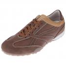 Geox SNAKE - Ledersneaker- smooth lea-beige/ochreyellow