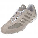 Geox SNAKE - Ledersneaker - beige/silver