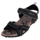 Geox STREL - Outdoor-Sandale - black/dark grey