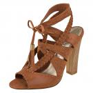 Guess WHIRRLY - Leder-Sandale - braun