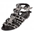 Guess PHANTS - Leder-Sandale - black