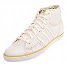 Adidas NIZZA MID SLEEK - Sneaker - white/ gold