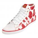 Adidas NIZZA MID SLEEK - Sneaker - white/ red