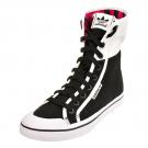 Adidas HONEY HI W - Sneaker - black/ pink buzz