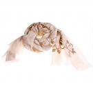 Kashmir House MONO JAL - Schal - white/camel