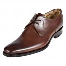 Loake POWERS - Schnürer - dark brown