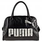 Puma ORIGINALS GRIP BAG - Shoulder Bag - black - gardenia white