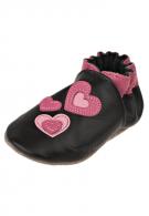 Robeez FUNKY HEARTS - Babyschuh - black