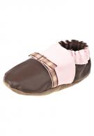 Robeez PLAID BOW - Babyschuh - brown