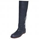 Shabbies Amsterdam Lederstiefel - blu