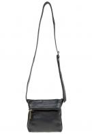 Sticks and Stones MINI FLAP BAG - Umhängetasche - black