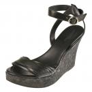 Strenesse Blue WEDGE - Sandalette - black
