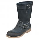 Tamaris Leder-Boot - navy