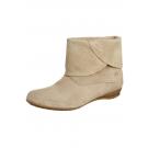 Stiefelette - sand suede 