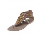 Apepazza TIGER EYES - Sandalette - taupe