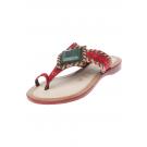 Apepazza TOPAZIO CAMOSCIO - Sandalette - rosso