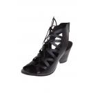 FREEZE 37 - Leder-Sandalette - black