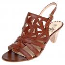 Leder-Sandalette - brown