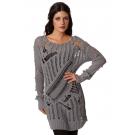 MILIDIA - Strickpullover - grau