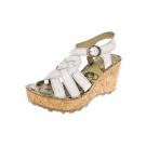 GRIN - Plateausandalette - offwhite