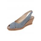 ESPADRILLE ANTE - Sandalette - azure