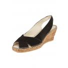 ESPADRILLE ANTE -  Sandalette - negro