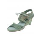 MUSCAT - Leder-Sandalette - oiled blue 