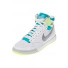 AIR ROYALTY HI - Sneaker - White/Monsoon Blue/Turbo Green