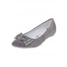 BALLERINA SUEDE - Ballerinas - grey