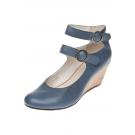 LUGANO - Riemchenpumps - moon blue