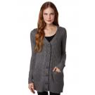STRIKER - Strickjacke - granit